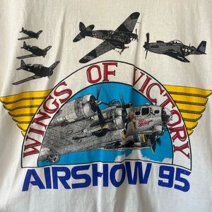 Vintage Airshow T-Shirt - 1995 - Wings of Victory